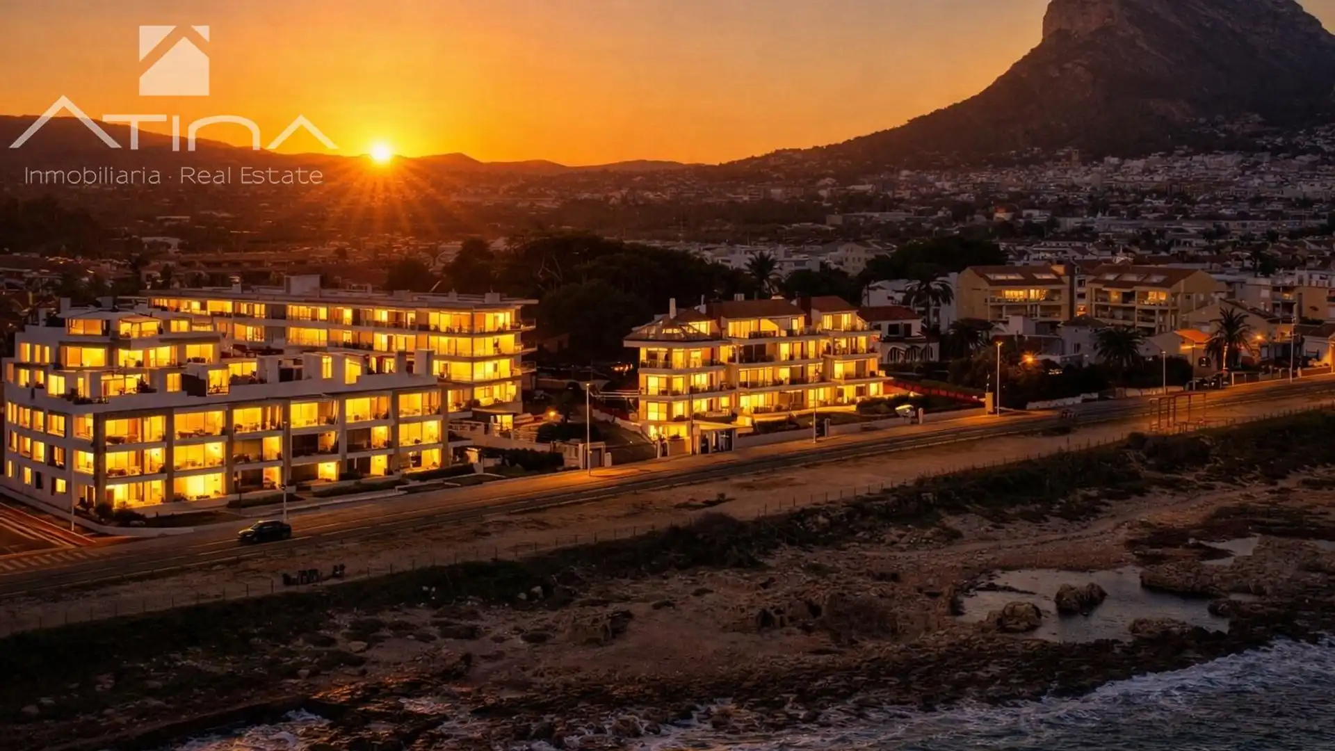 Vista exterior de Ático en venta en Jávea / Xàbia con Aire acondicionado, Jardín privado y Terraza