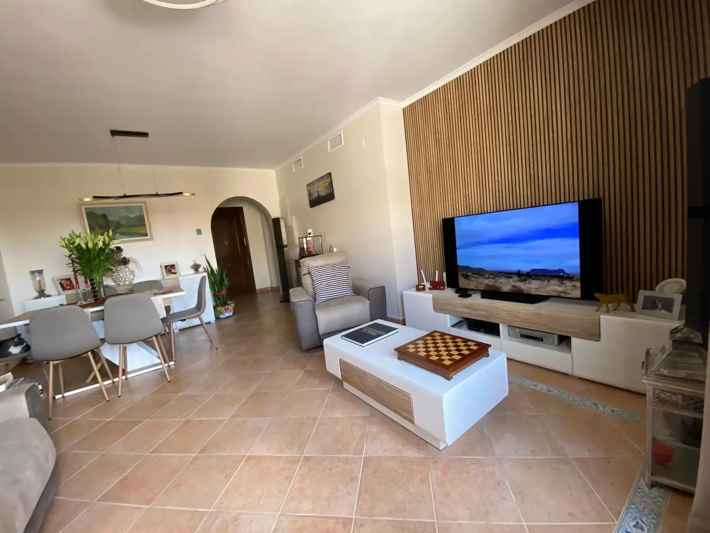 Sala de estar de Dúplex en venta en Ayamonte con Aire acondicionado, Terraza y Trastero