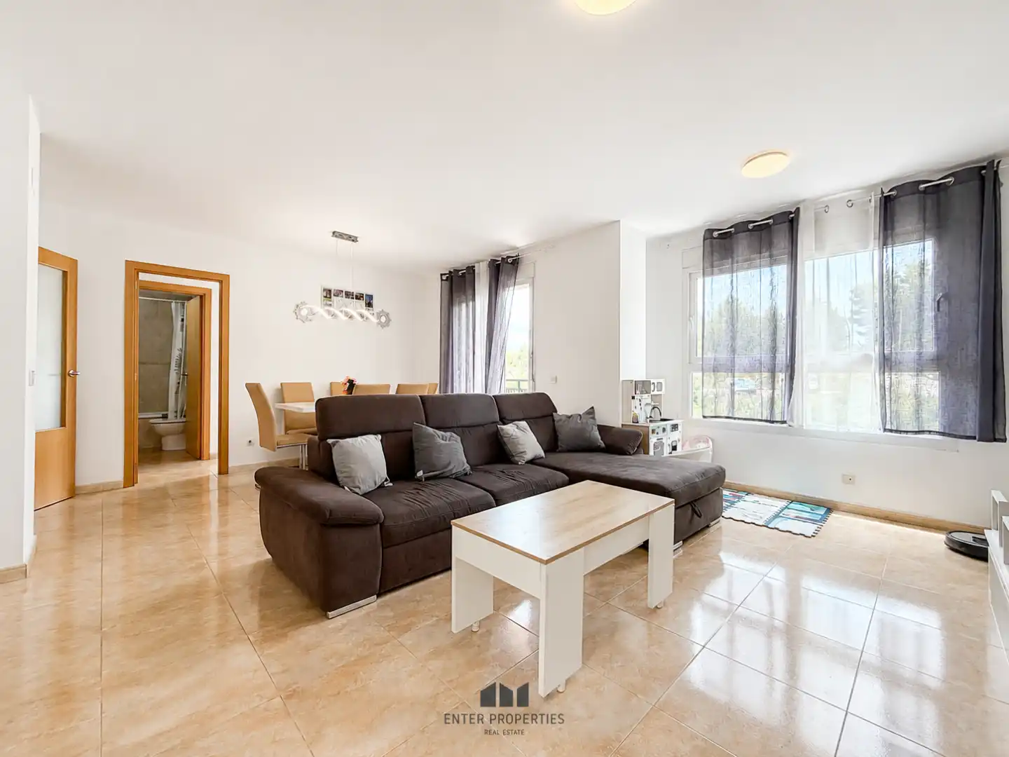 Living room of Flat for sale in Teulada  with Air Conditioner, Terrace and Balcony