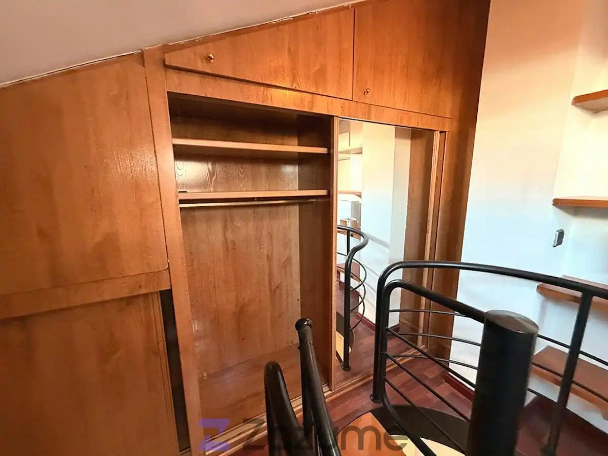 Schlafzimmer von Maisonette zur Miete in Madrid mit Klimaanlage, Heizung und Parkett