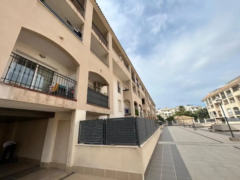 Exterior view of Flat for sale in Manilva  with Terrace, Storage room and Balcony