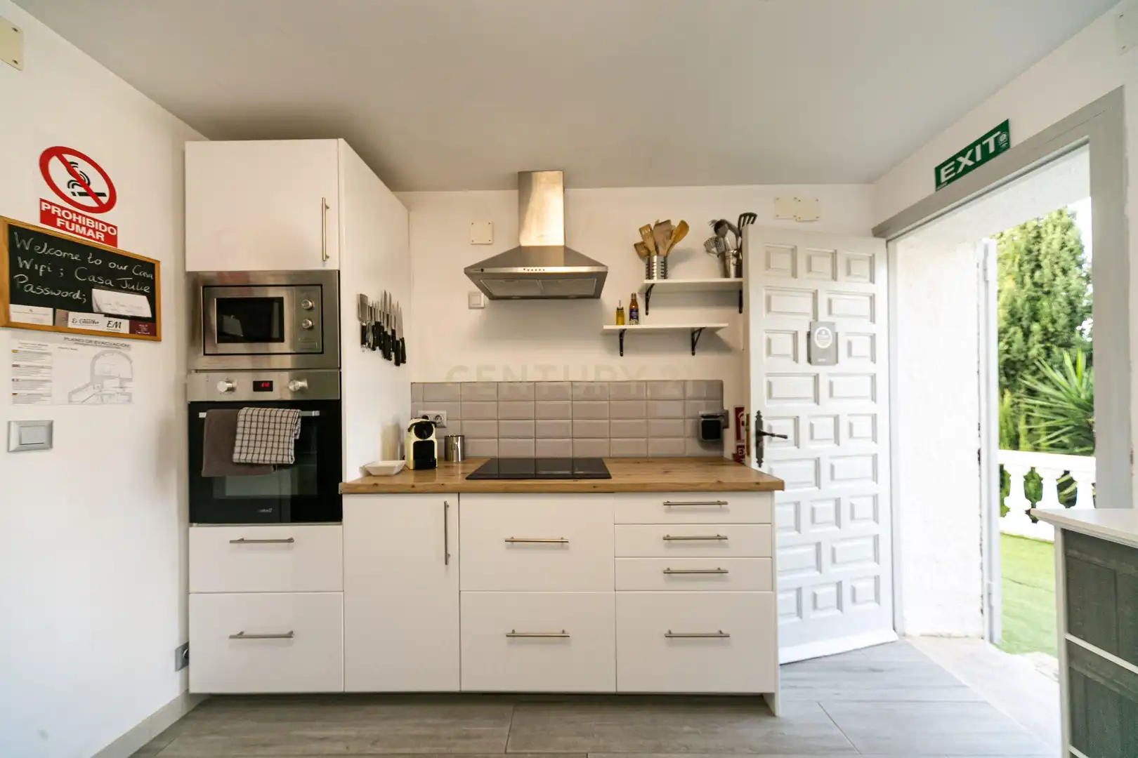 Cocina de Apartamento de alquiler en Benissa con Aire acondicionado, Trastero y Piscina