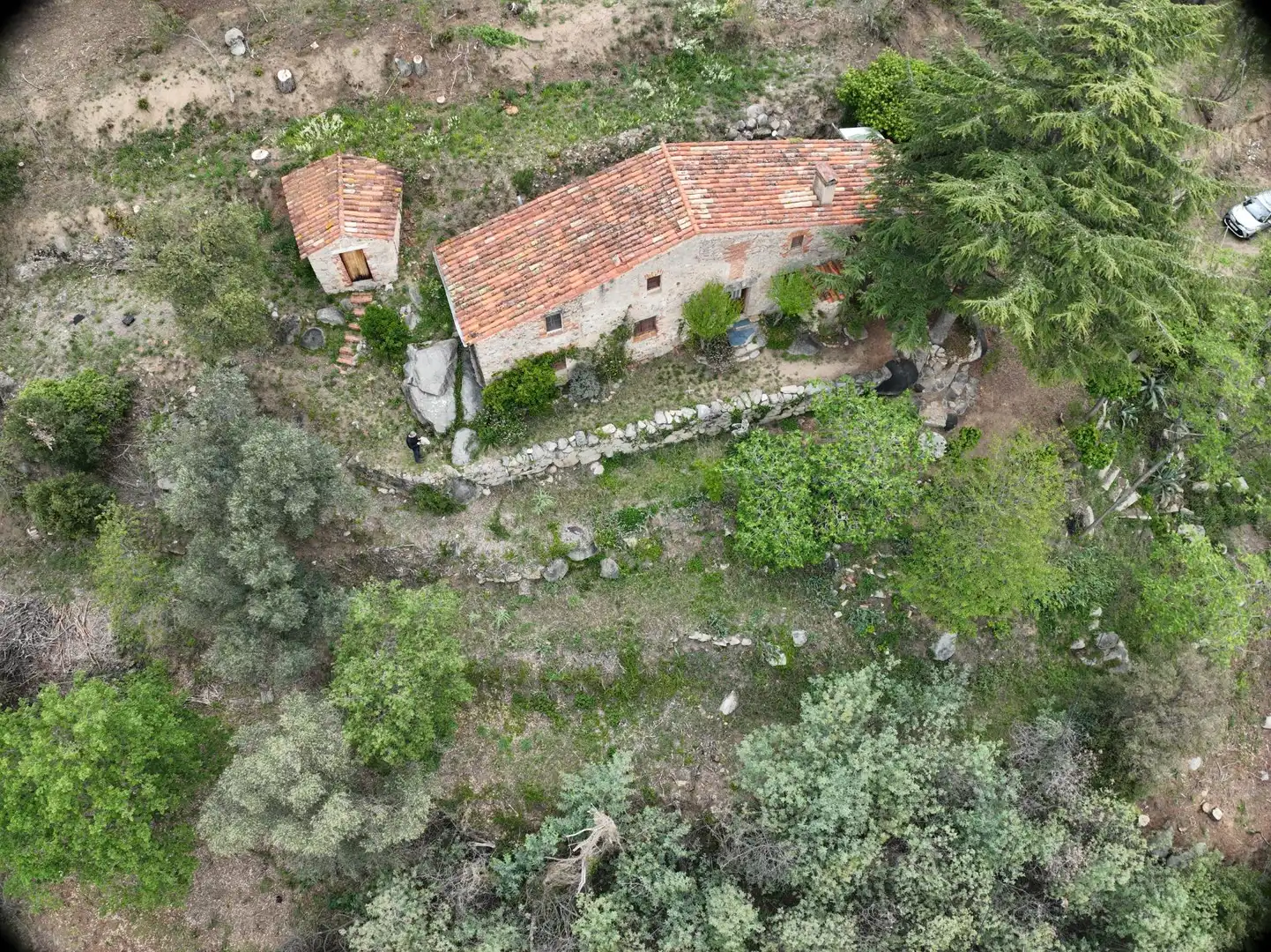 Casa rústica con jardín en venta en Riells i Viabrea