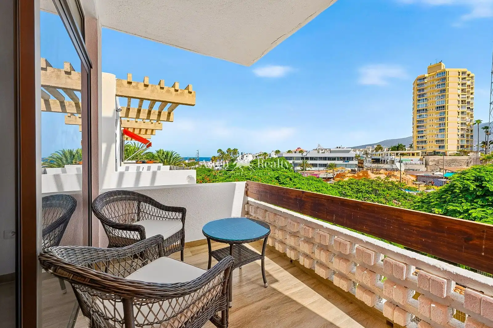 Terrace of Flat for sale in Arona  with Terrace, Swimming Pool and Furnished