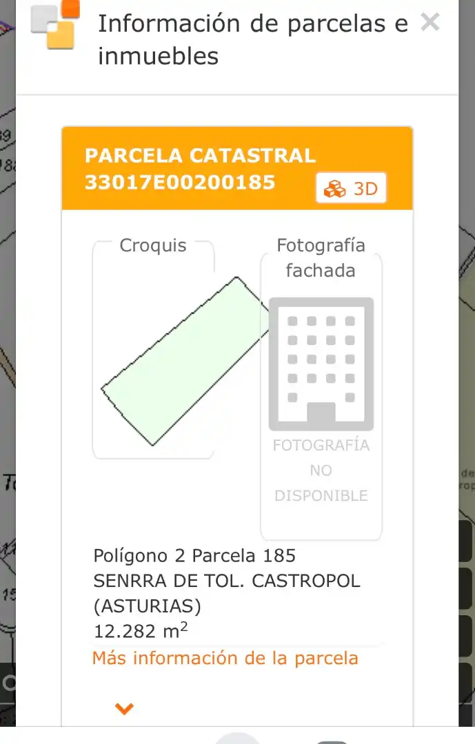 Exterior view of Land for sale in Castropol