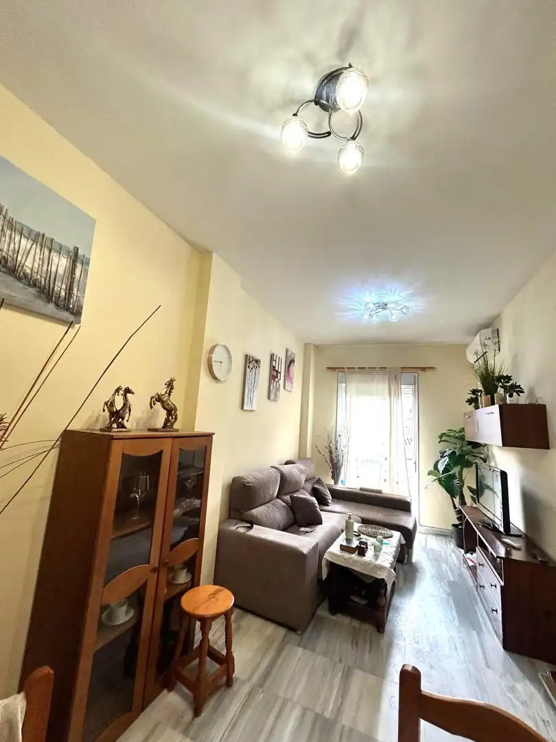 Living room of Flat for rent in Burguillos  with Air Conditioner, Terrace and Furnished