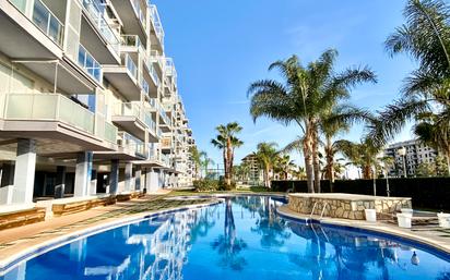 Piscina de Apartament en venda en Moncofa amb Aire condicionat, Terrassa i Moblat