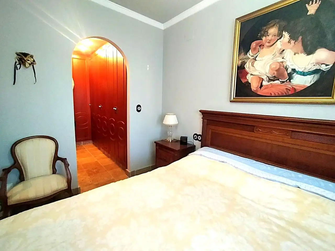 Dormitori de Casa o xalet en venda en Oliva amb Aire condicionat, Jardí privat i Terrassa