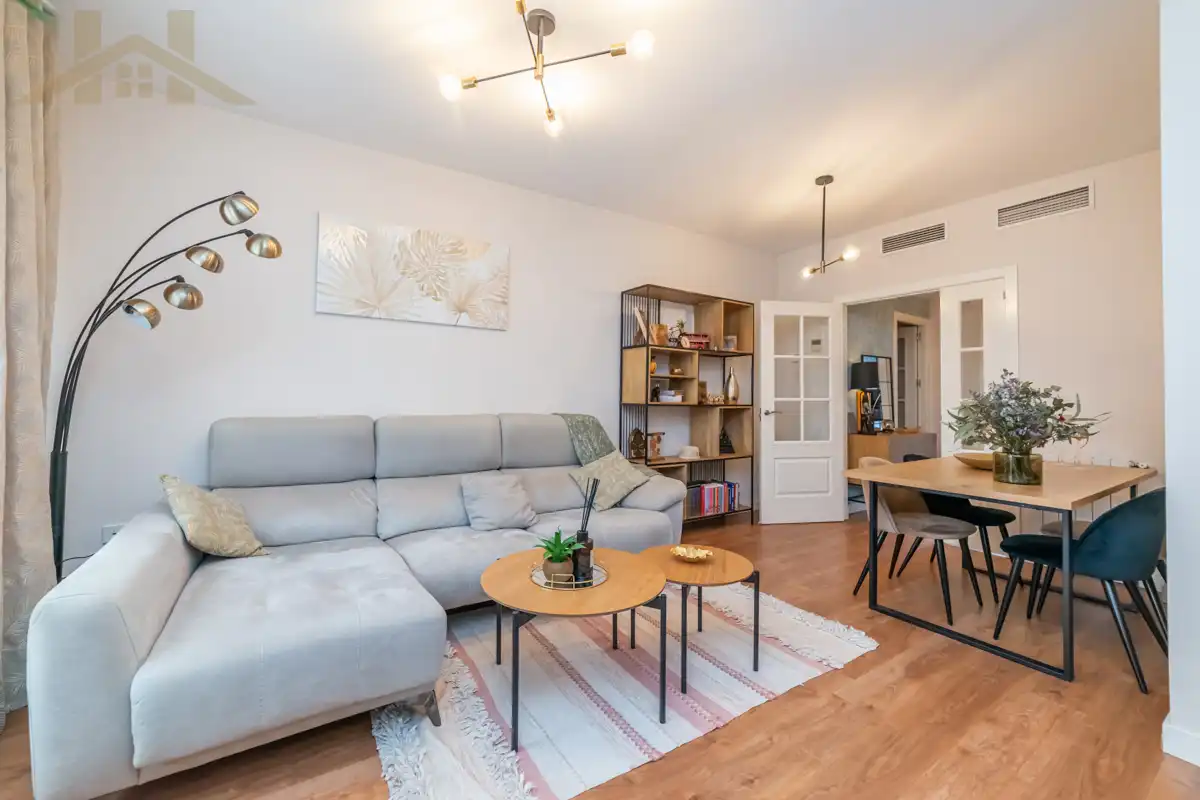 Sala de estar de Piso en venta en Móstoles con Aire acondicionado, Calefacción y Terraza
