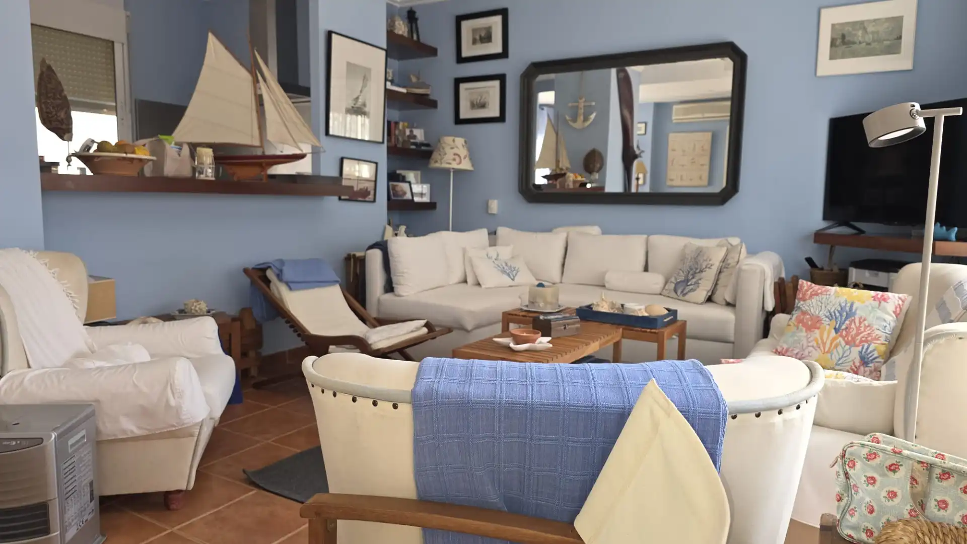 Sala d'estar de Casa o xalet en venda en San Javier amb Aire condicionat, Traster i Forn