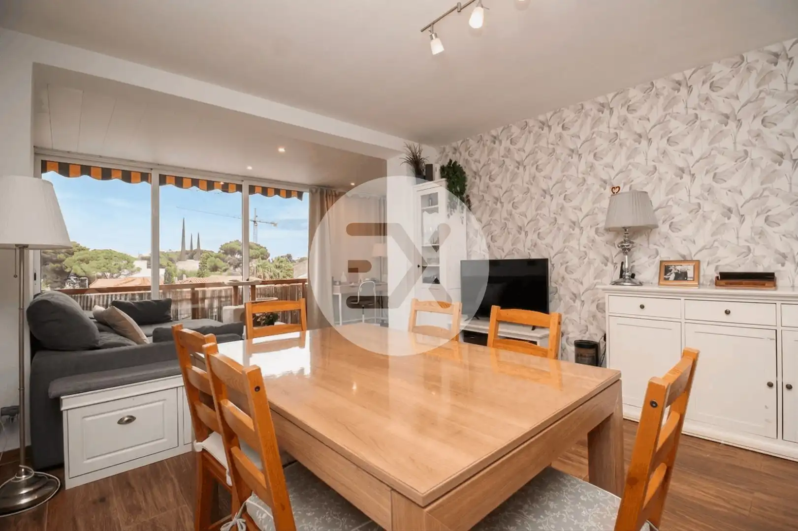 Dining room of Flat for sale in Castelldefels  with Air Conditioner, Heating and Storage room