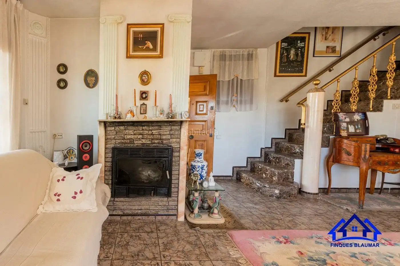 Sala de estar de Casa o chalet en venta en Arenys de Mar con Jardín privado, Trastero y Piscina
