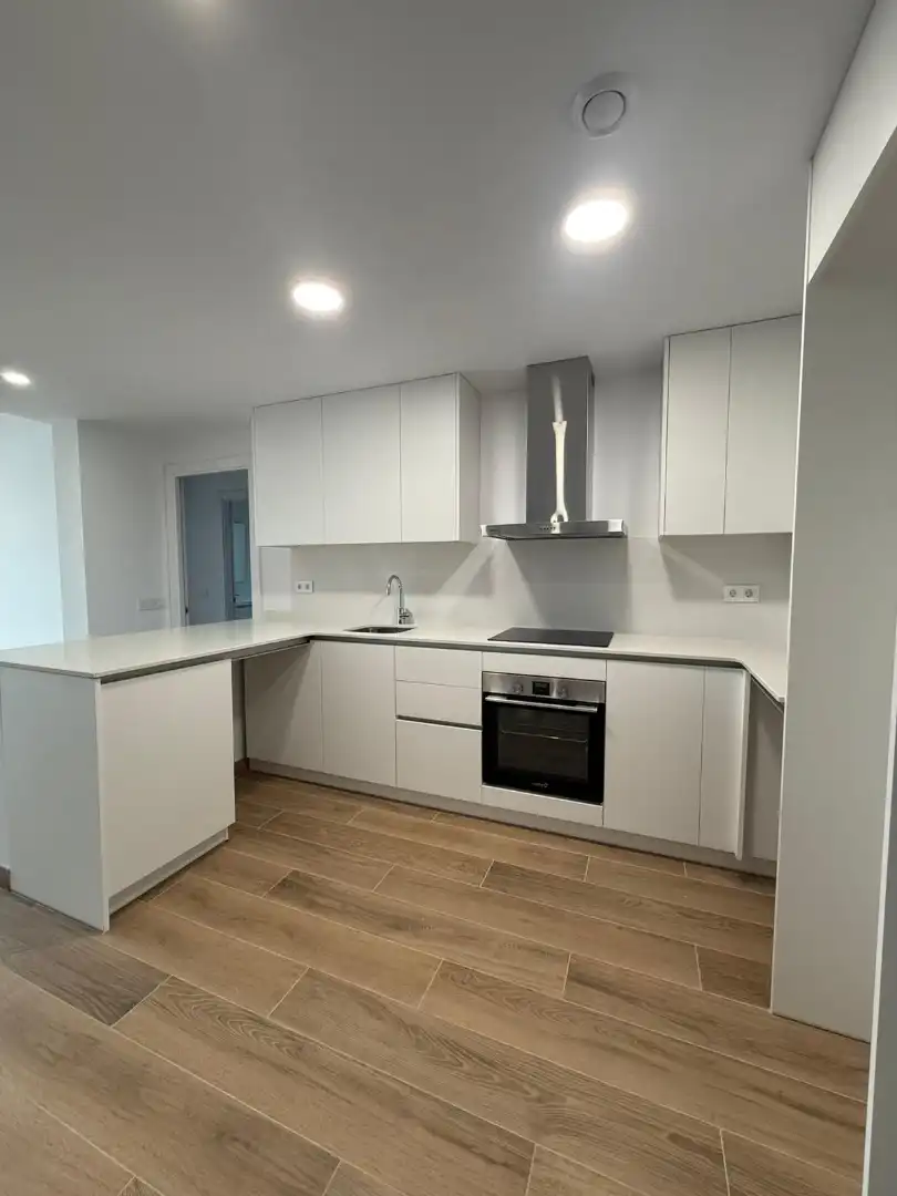 Cocina de Piso de alquiler en Cabrera de Mar con Aire acondicionado y Balcón