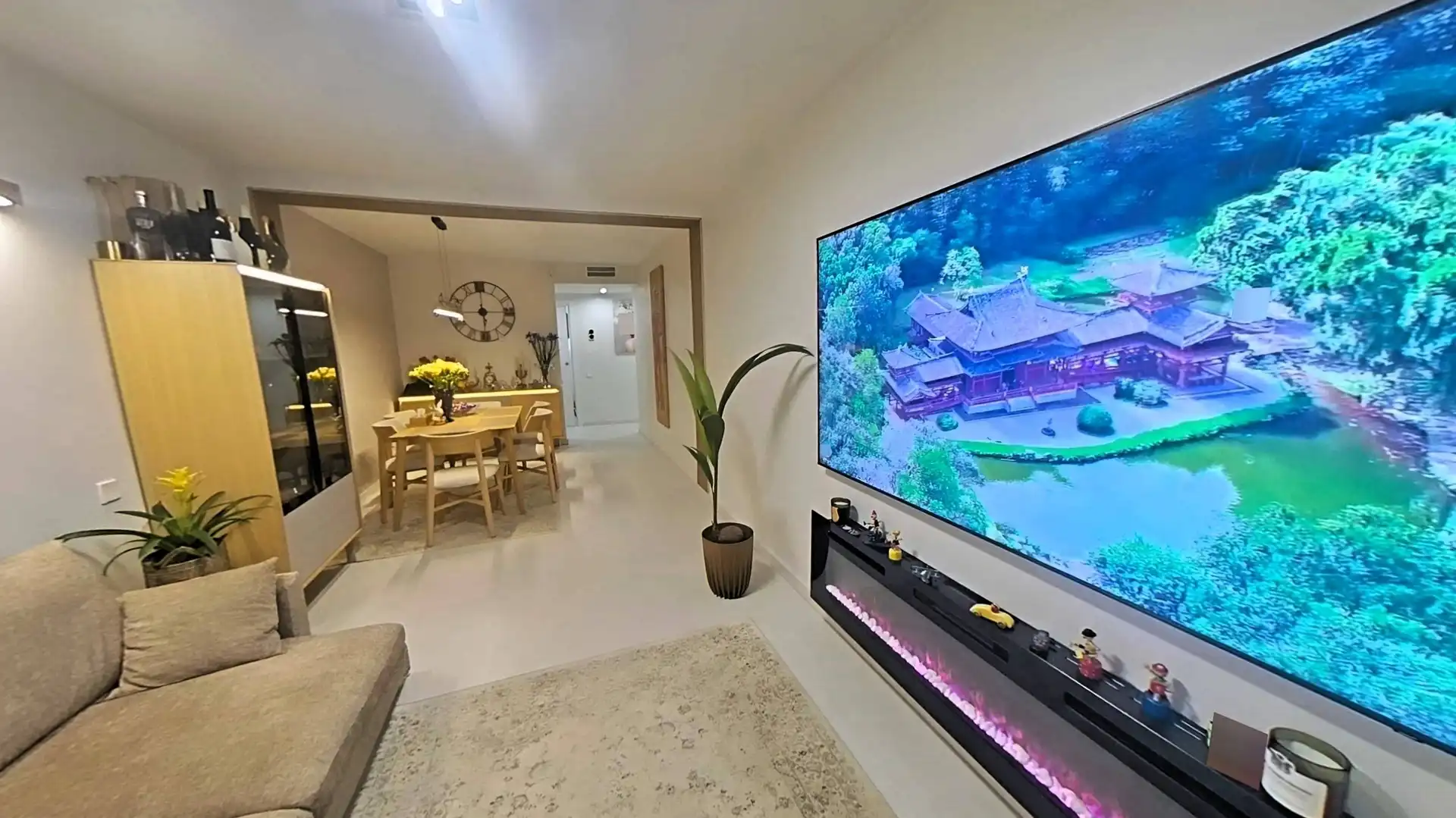 Sala d'estar de Apartament en venda en San Pedro del Pinatar amb Aire condicionat, Moblat i Balcó
