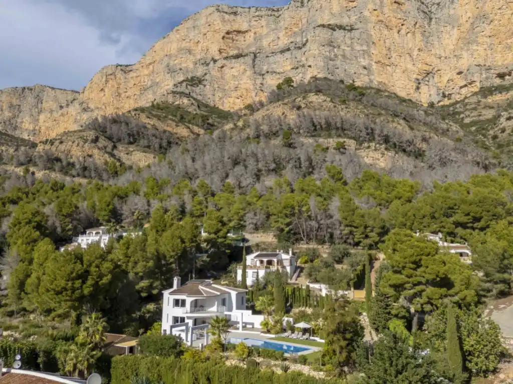 Exterior view of Houses for sale in Jávea / Xàbia  with Air Conditioner, Terrace and Swimming Pool
