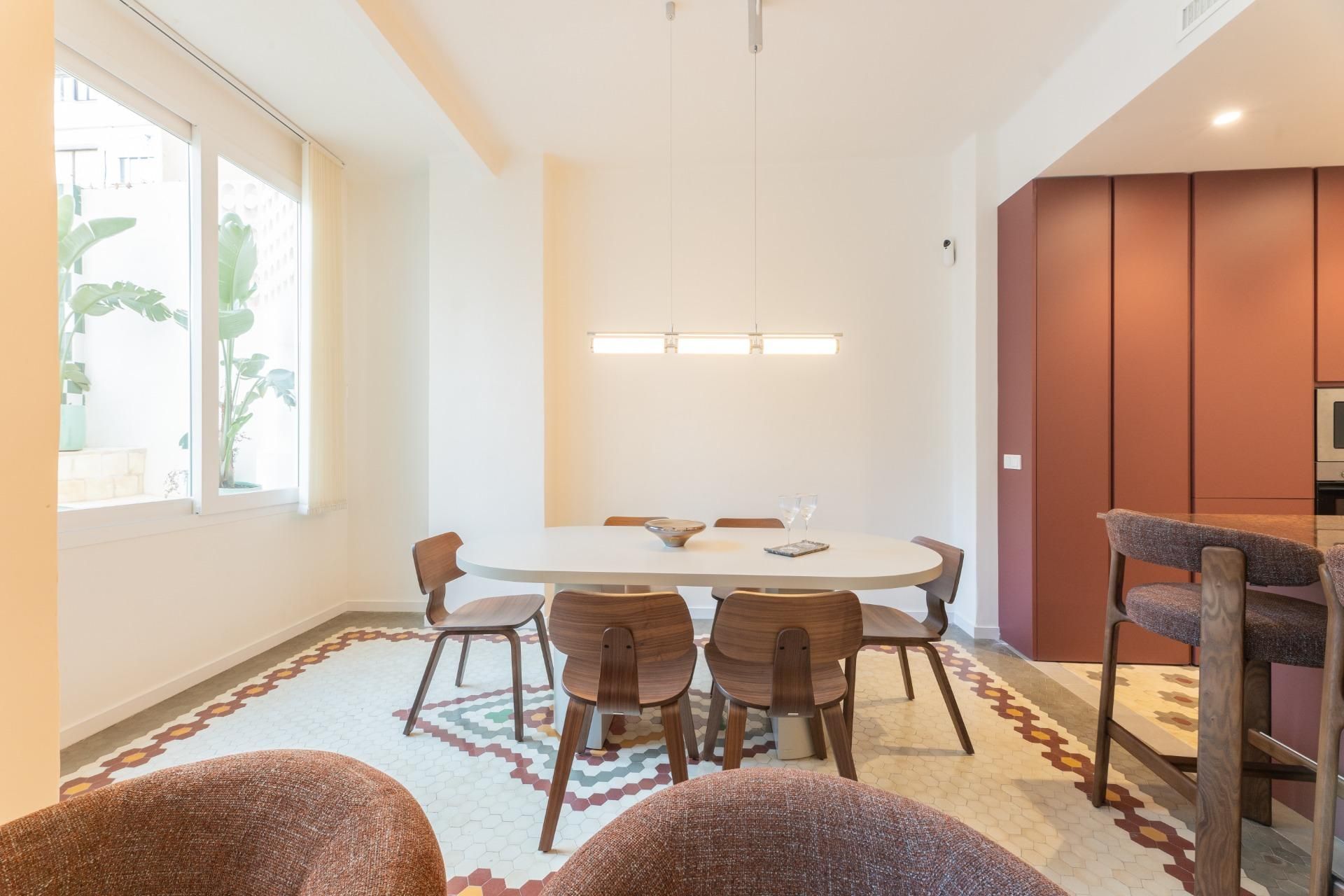 Menjador de Pis en venda en  Valencia Capital amb Aire condicionat, Terrassa i Traster