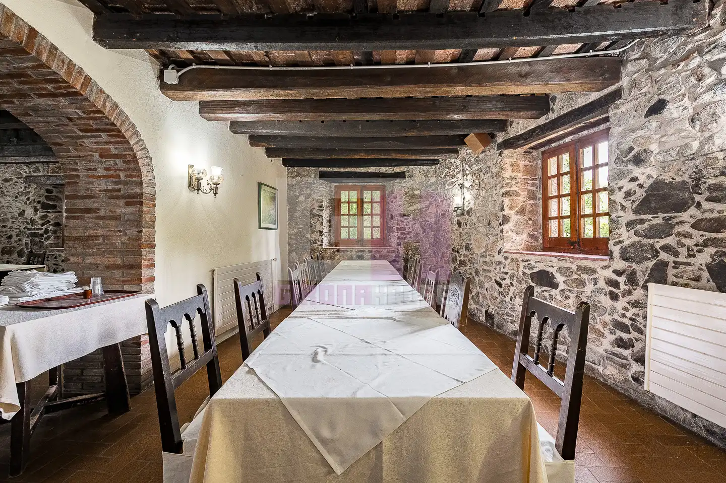 Dining room of Houses for sale in Caldes de Malavella  with Air Conditioner, Heating and Private garden
