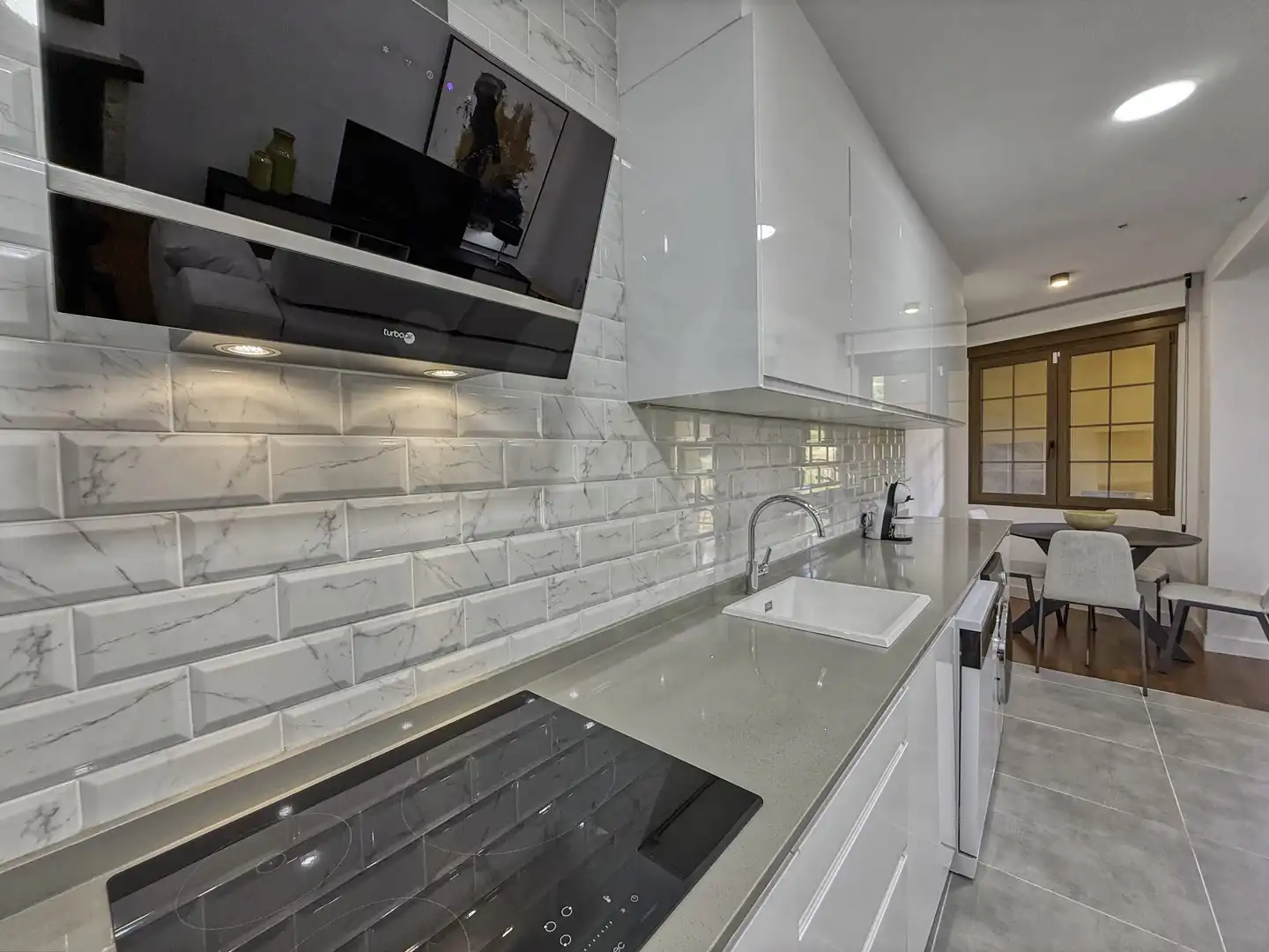 Cocina de Dúplex en venta en Alcalá de la Selva con Calefacción y Terraza