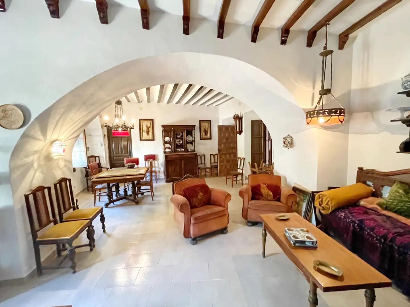 Dining room of Houses for sale in Santa María de los Llanos  with Heating, Private garden and Terrace