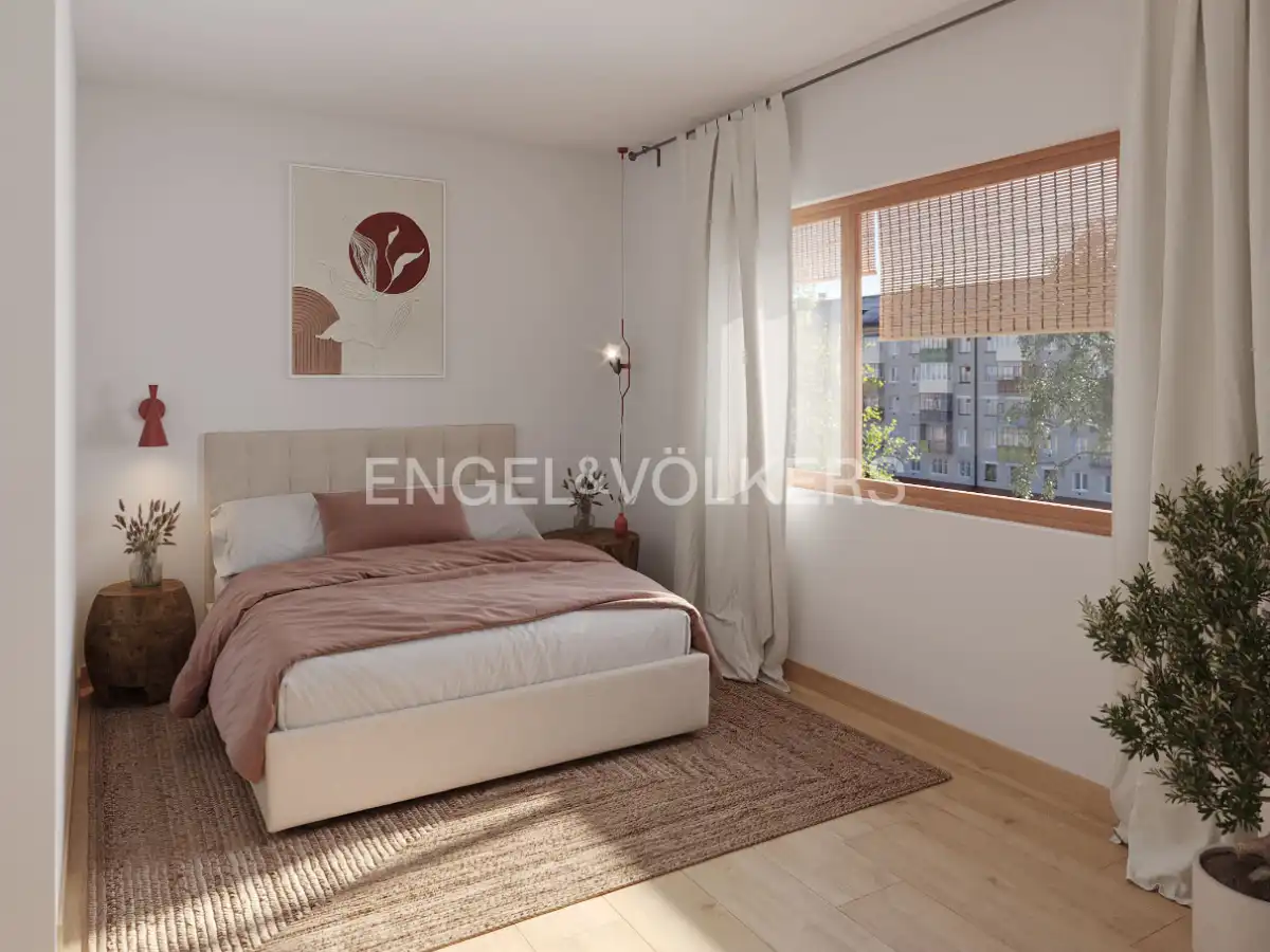 Schlafzimmer von Maisonette zum Verkauf in Barcelona mit Klimaanlage, Heizung und Terrasse