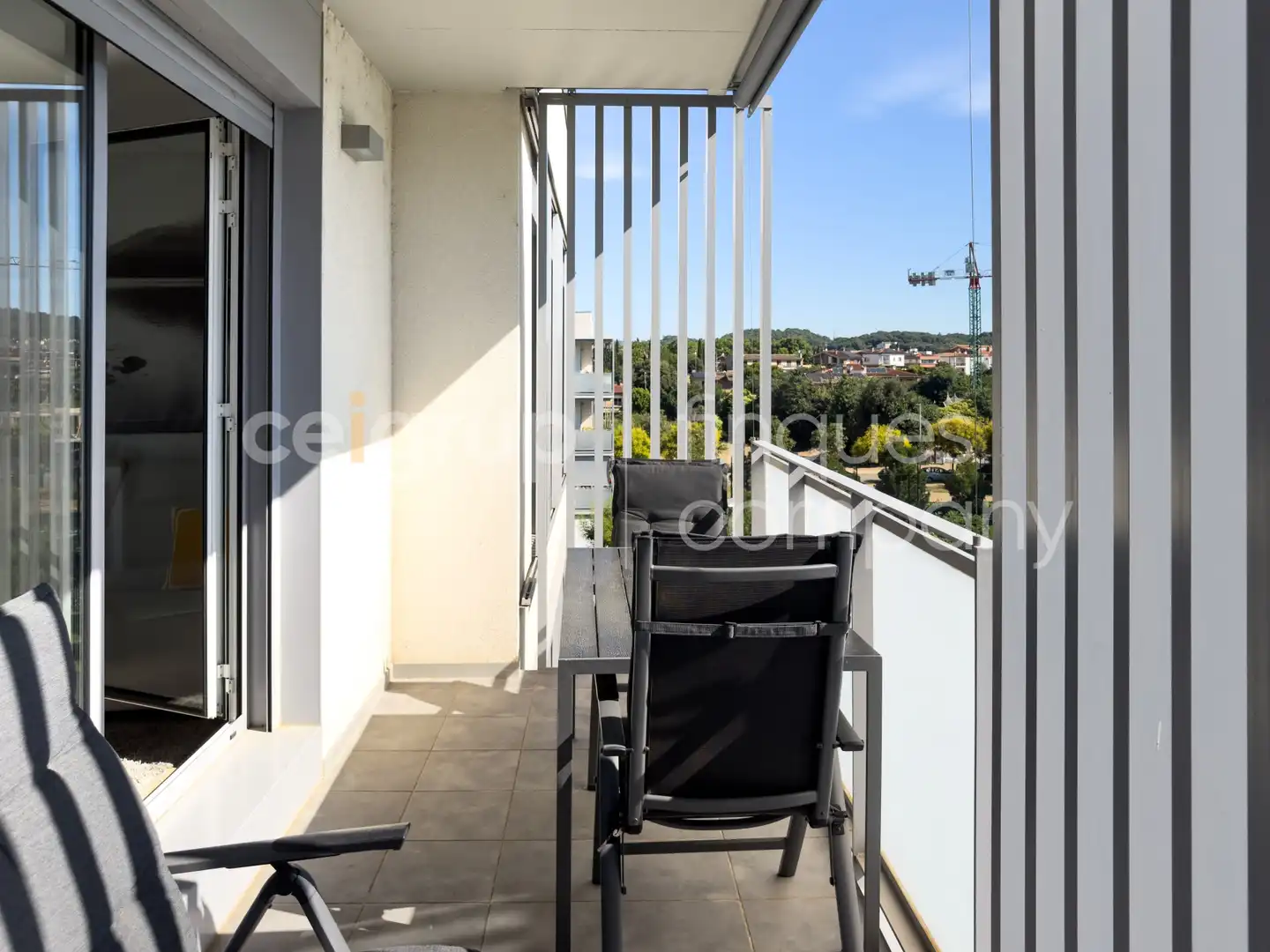 Terrasse von Wohnung zur Miete in Girona mit Heizung, Abstellraum und Schwimmbad