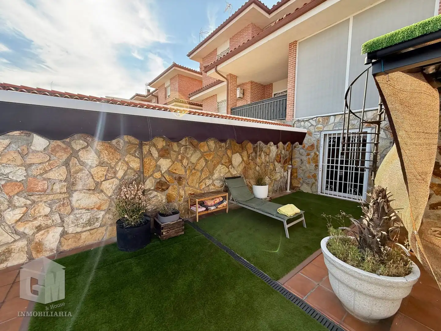 Terrace of Detached homes for sale in Arroyomolinos (Madrid)  with Air Conditioner, Heating and Private garden