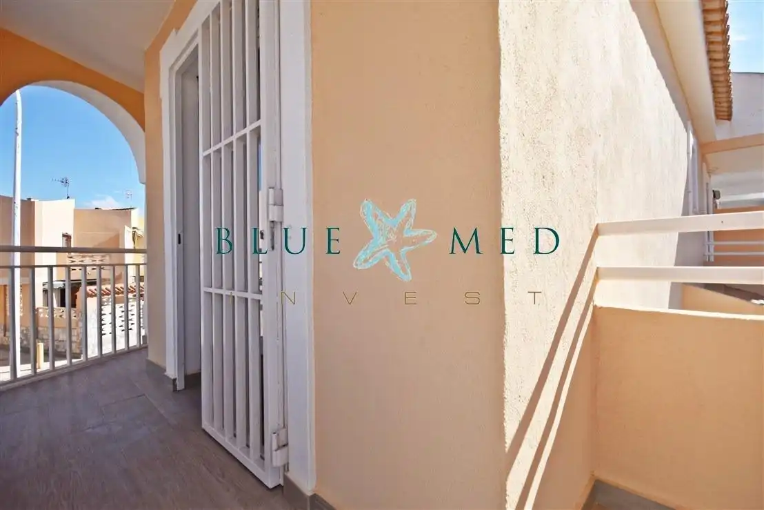 Terraza de Dúplex en venta en Mazarrón con Jardín privado, Terraza y Amueblado