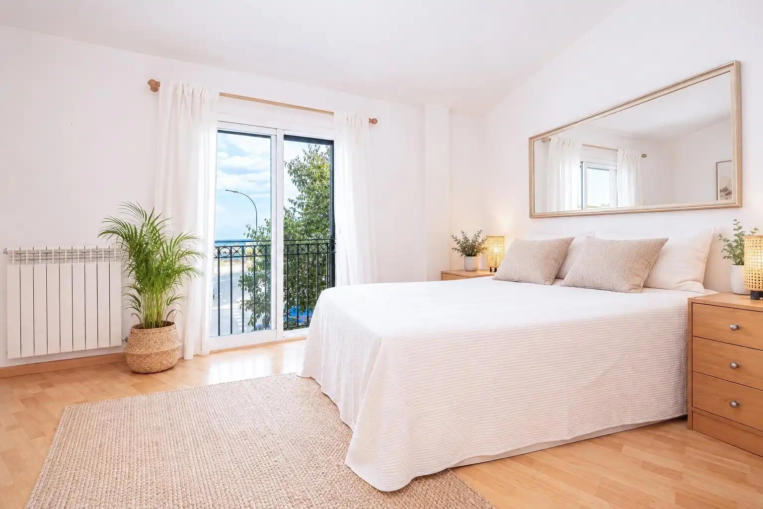 Bedroom of Flat for sale in Campos  with Air Conditioner, Heating and Parquet flooring