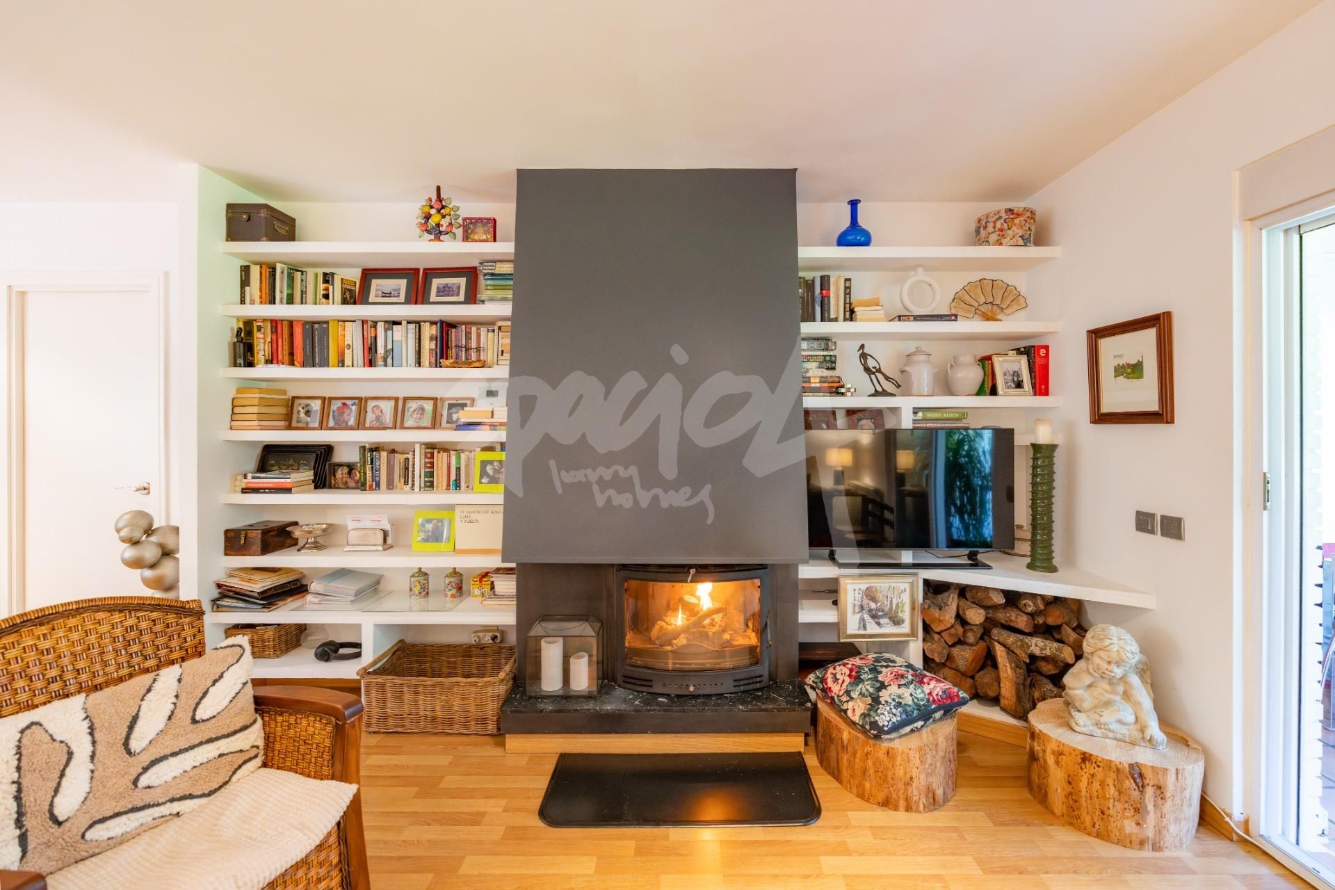 Sala de estar de Piso en venta en Majadahonda con Calefacción, Jardín privado y Terraza