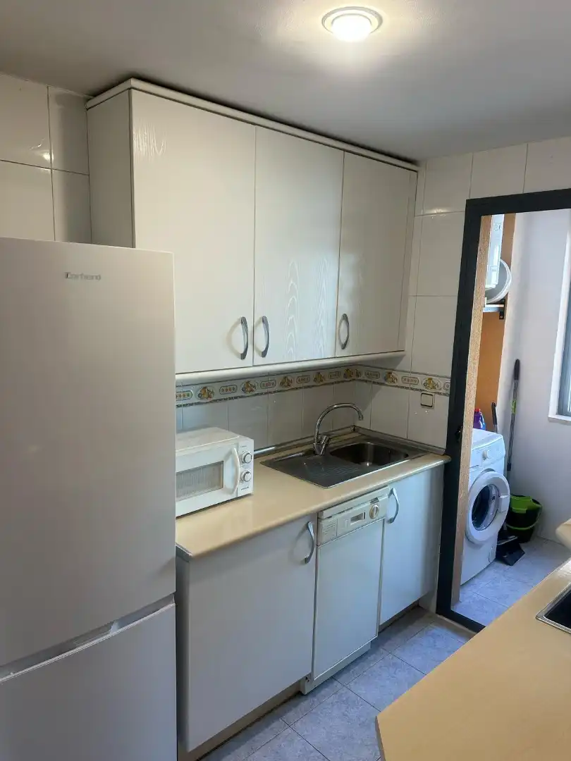 Cocina de Piso de alquiler en Madrid con Aire acondicionado, Calefacción y Parquet