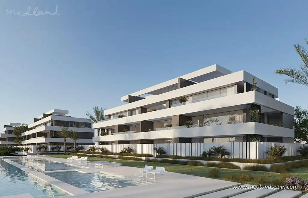 Vista exterior de Apartamento en venta en La Nucia con Aire acondicionado, Calefacción y Jardín privado