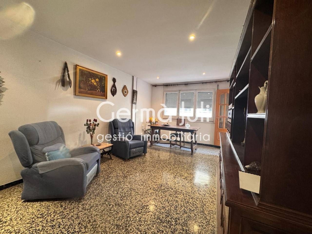 Living room of Flat for sale in Badalona  with Air Conditioner and Balcony