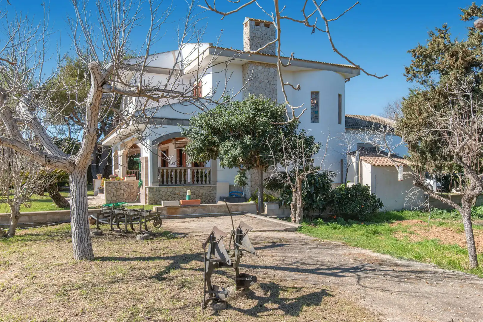 Vista exterior de Finca rústica en venda en Lloseta amb Aire condicionat, Calefacció i Parquet