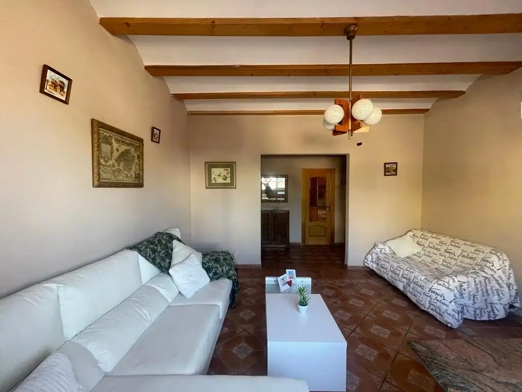 Sala d'estar de Casa o xalet en venda en Cullera amb Aire condicionat, Jardí privat i Terrassa