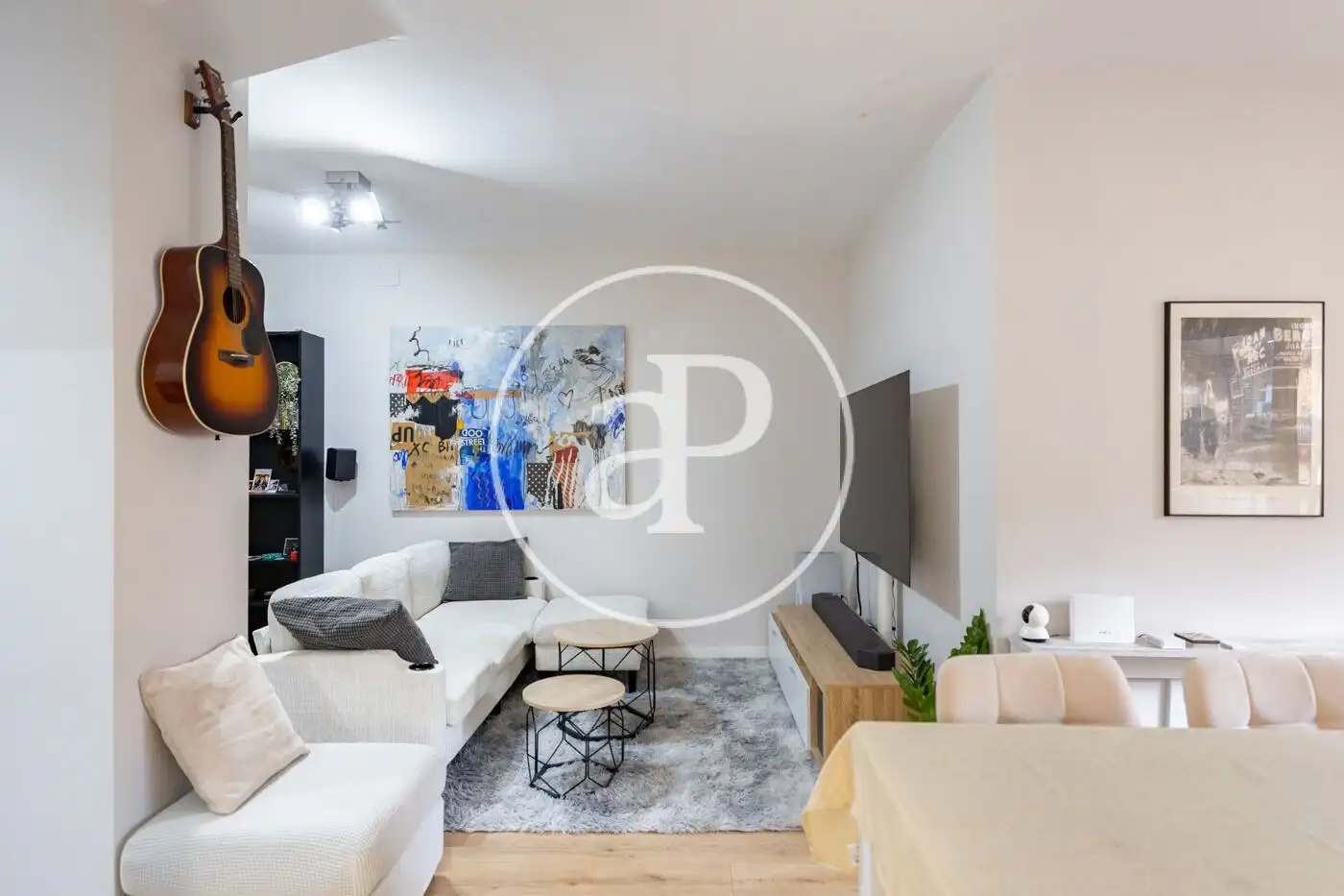 Sala de estar de Piso en venta en Sant Martí