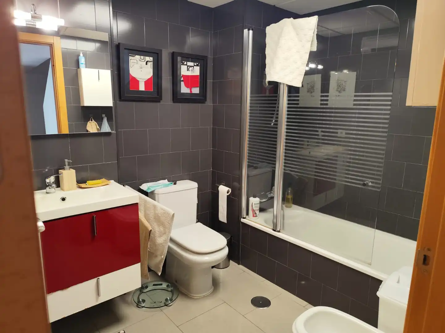 Baño de Ático en venta en Zafra con Aire acondicionado, Calefacción y Jardín privado