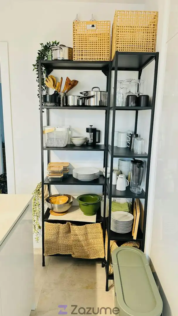 Kitchen of Flat for rent in Málaga  with Air Conditioner, Heating and Private garden