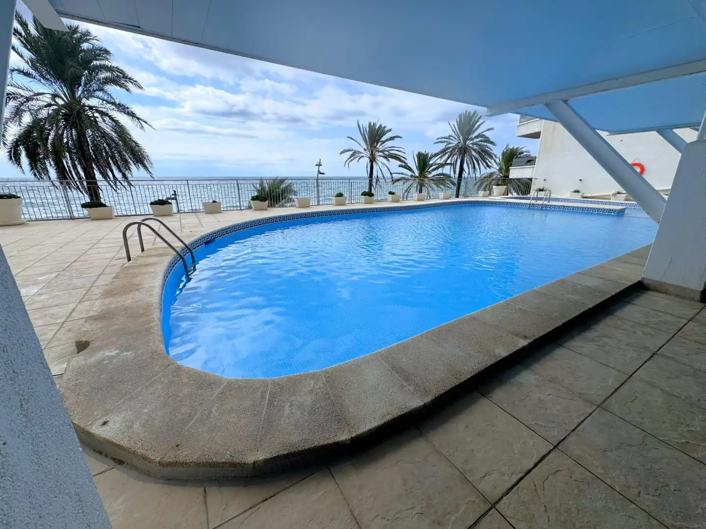 Swimming pool of Flat for sale in Calafell  with Terrace, Storage room and Balcony