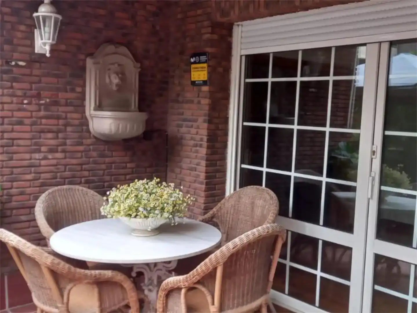 Terrasse von Wohnung zur Miete in Madrid mit Klimaanlage, Privatgarten und Parkett