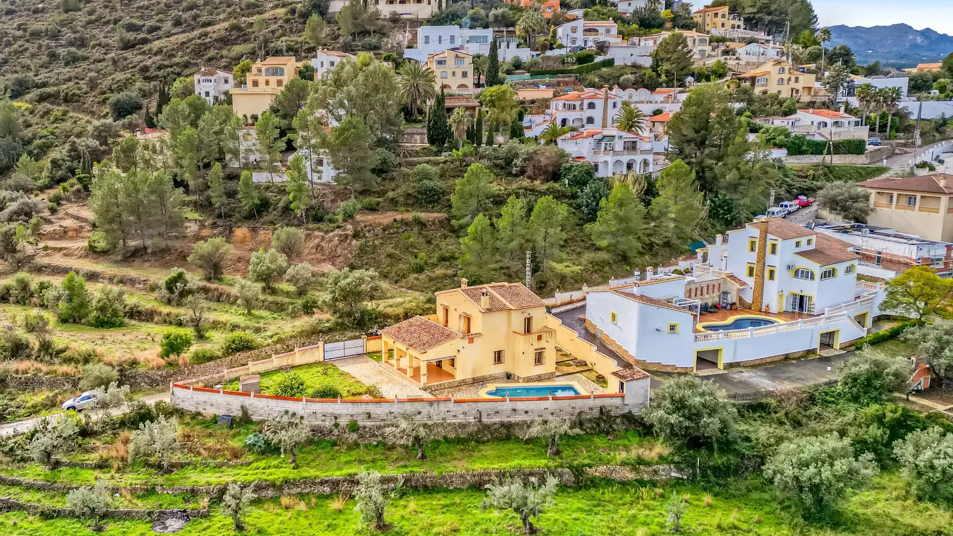 Exterior view of Houses for sale in Parcent  with Private garden