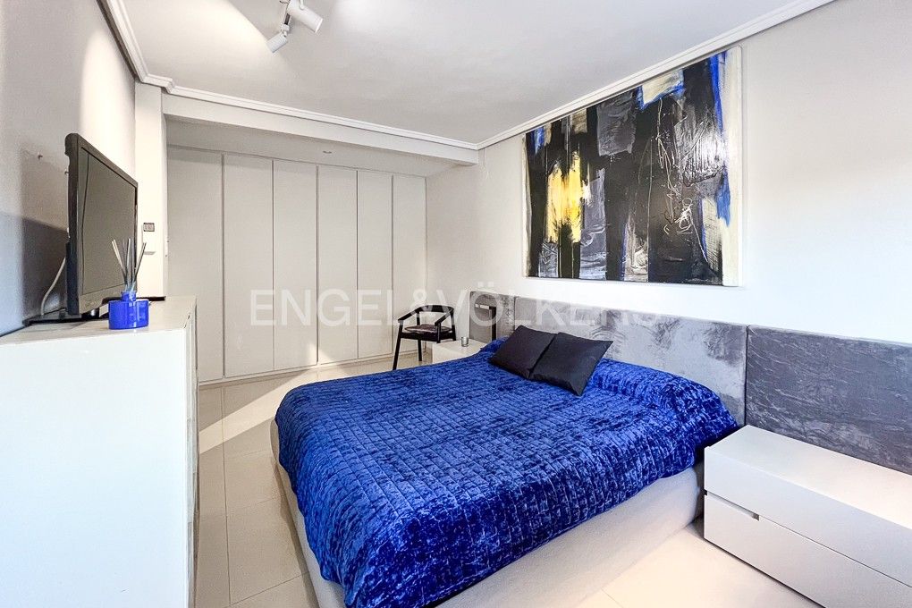 Dormitori de Apartament de lloguer en  Valencia Capital amb Aire condicionat, Calefacció i Terrassa