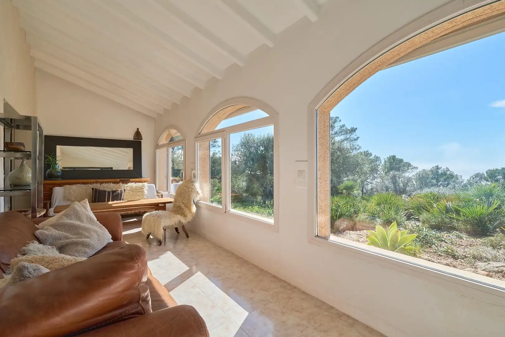 Sala d'estar de Casa o xalet en venda en Andratx amb Calefacció, Jardí privat i Traster