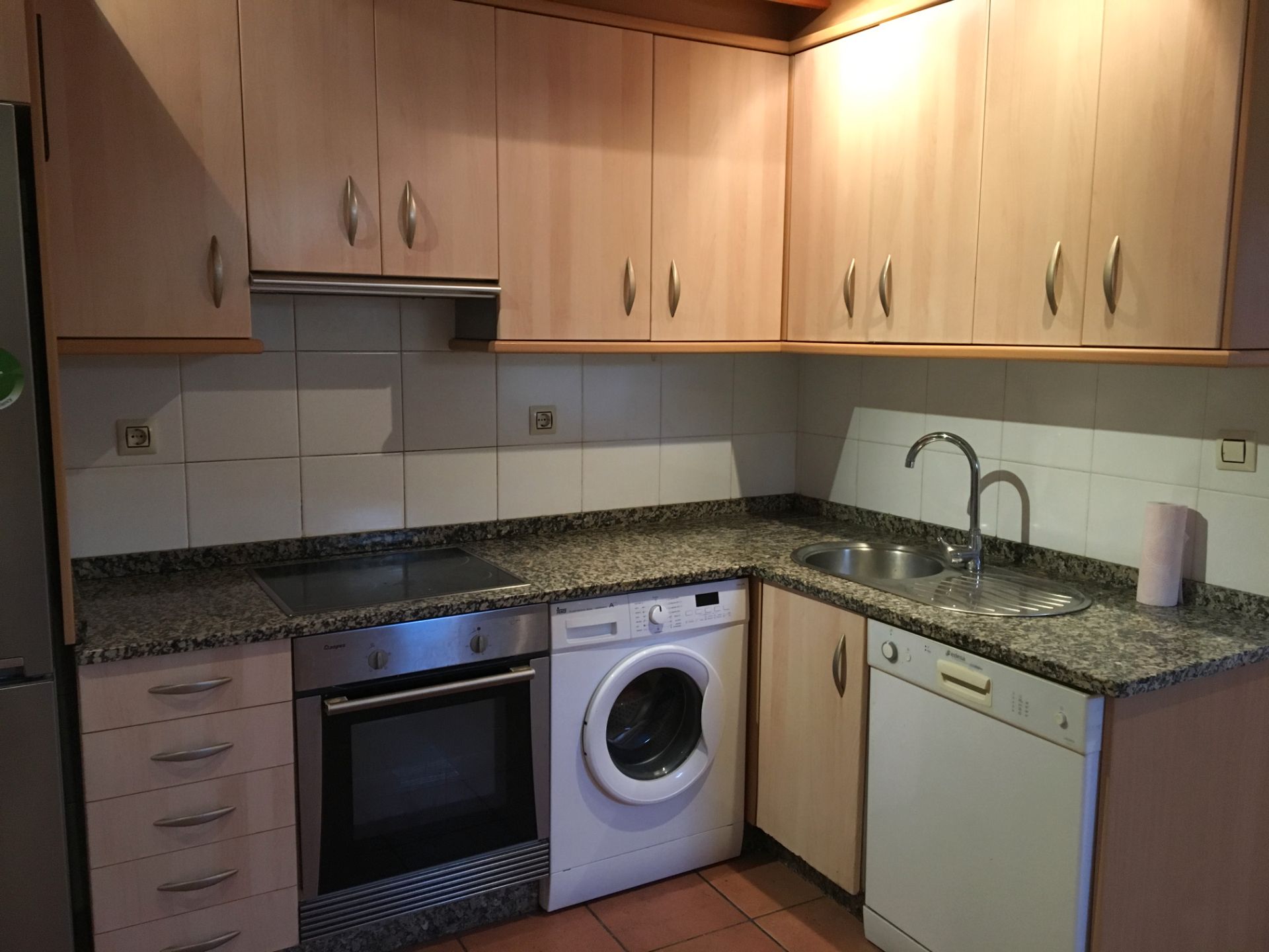 Kitchen of Apartment to rent in Ourense Capital   with Heating, Parquet flooring and Furnished