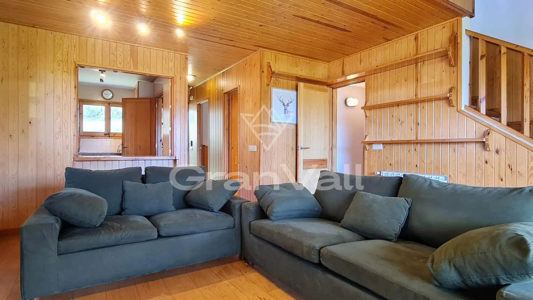 Sala d'estar de Casa adosada en venda en Fontanals de Cerdanya amb Calefacció, Jardí privat i Terrassa
