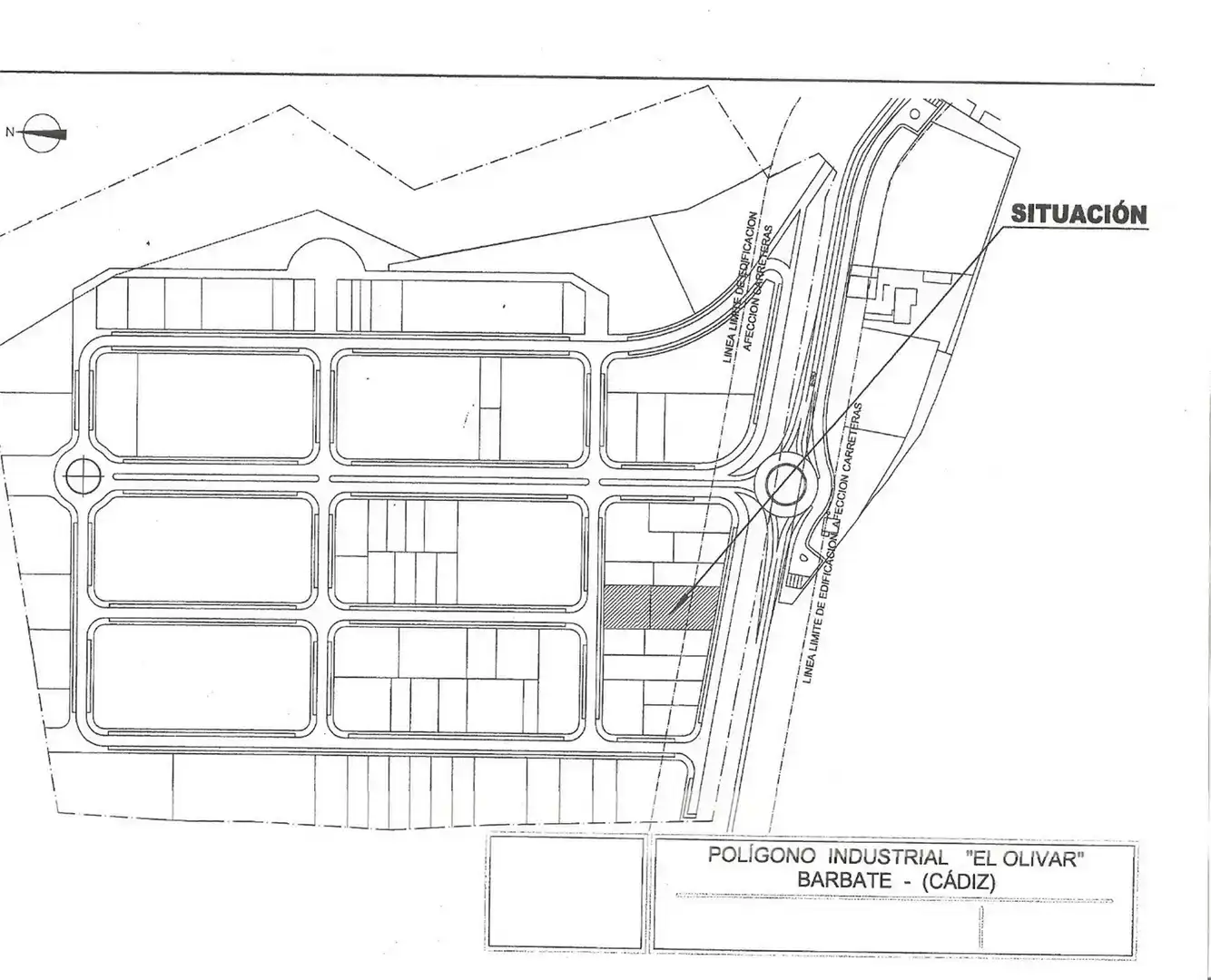 Vista exterior de Terreno industrial en venta en Barbate