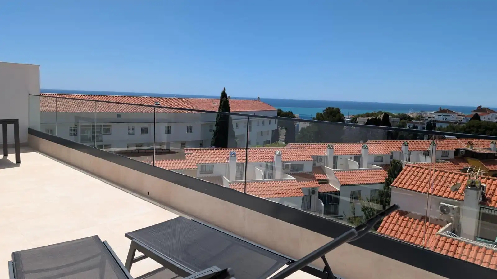 Terraza de Piso de alquiler en Torremolinos con Aire acondicionado, Calefacción y Terraza