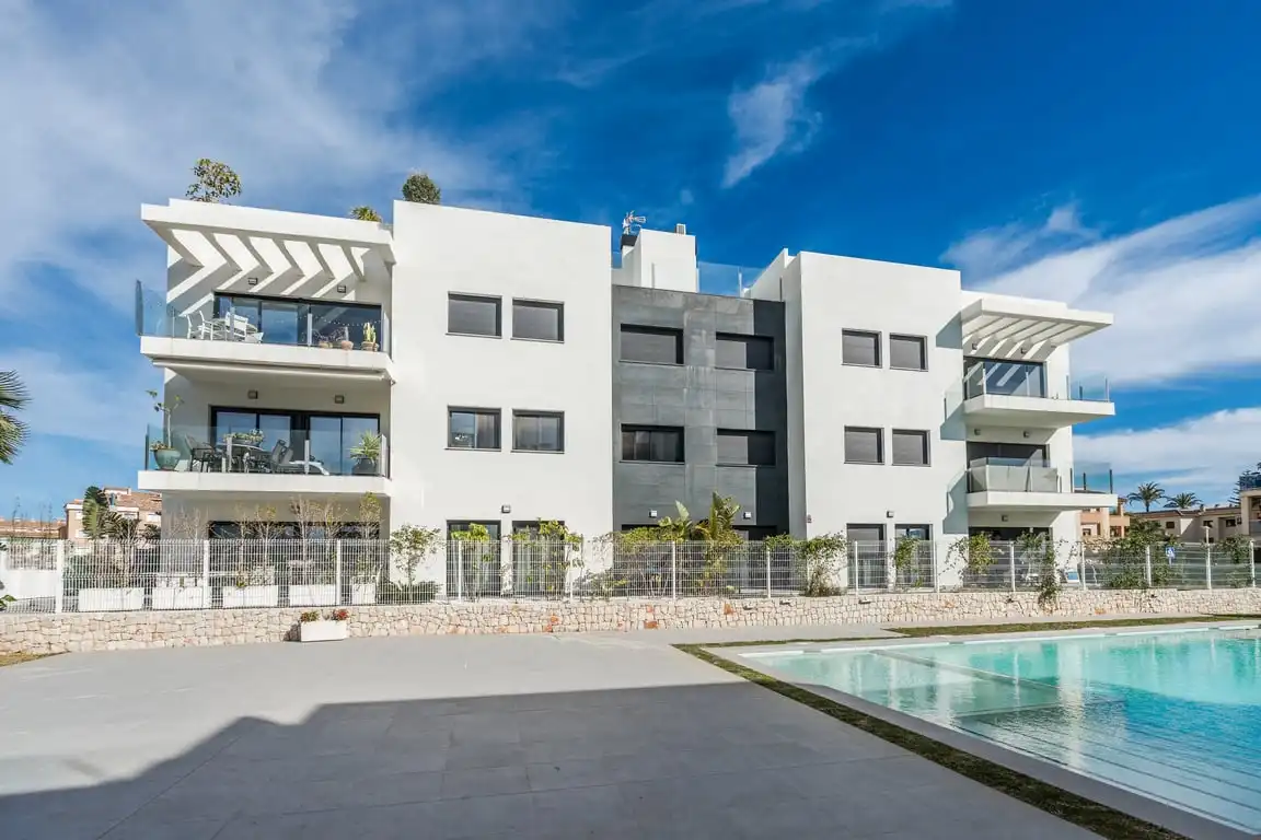 Exterior view of Flat for sale in Jávea / Xàbia  with Air Conditioner, Private garden and Storage room