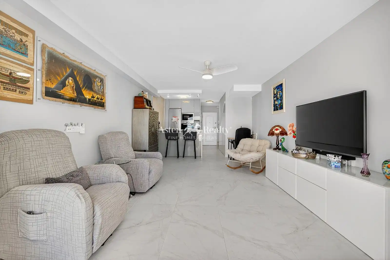 Wohnzimmer von Maisonette zum Verkauf in Arona mit Klimaanlage, Terrasse und Abstellraum