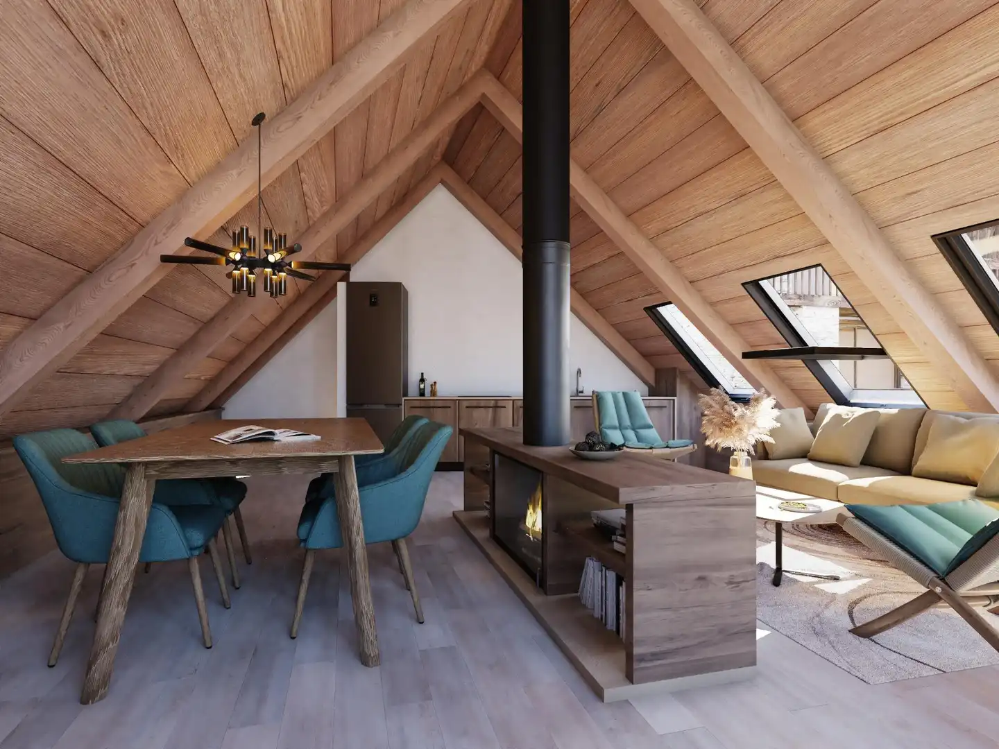 Sala de estar de Casa o chalet en venta en Bausen con Calefacción, Jardín privado y Terraza