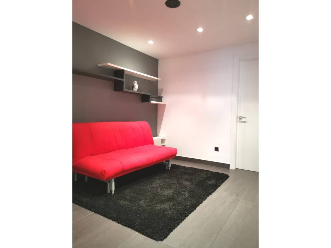 Sala de estar de Piso en venta en Manresa con Aire acondicionado, Parquet y Amueblado